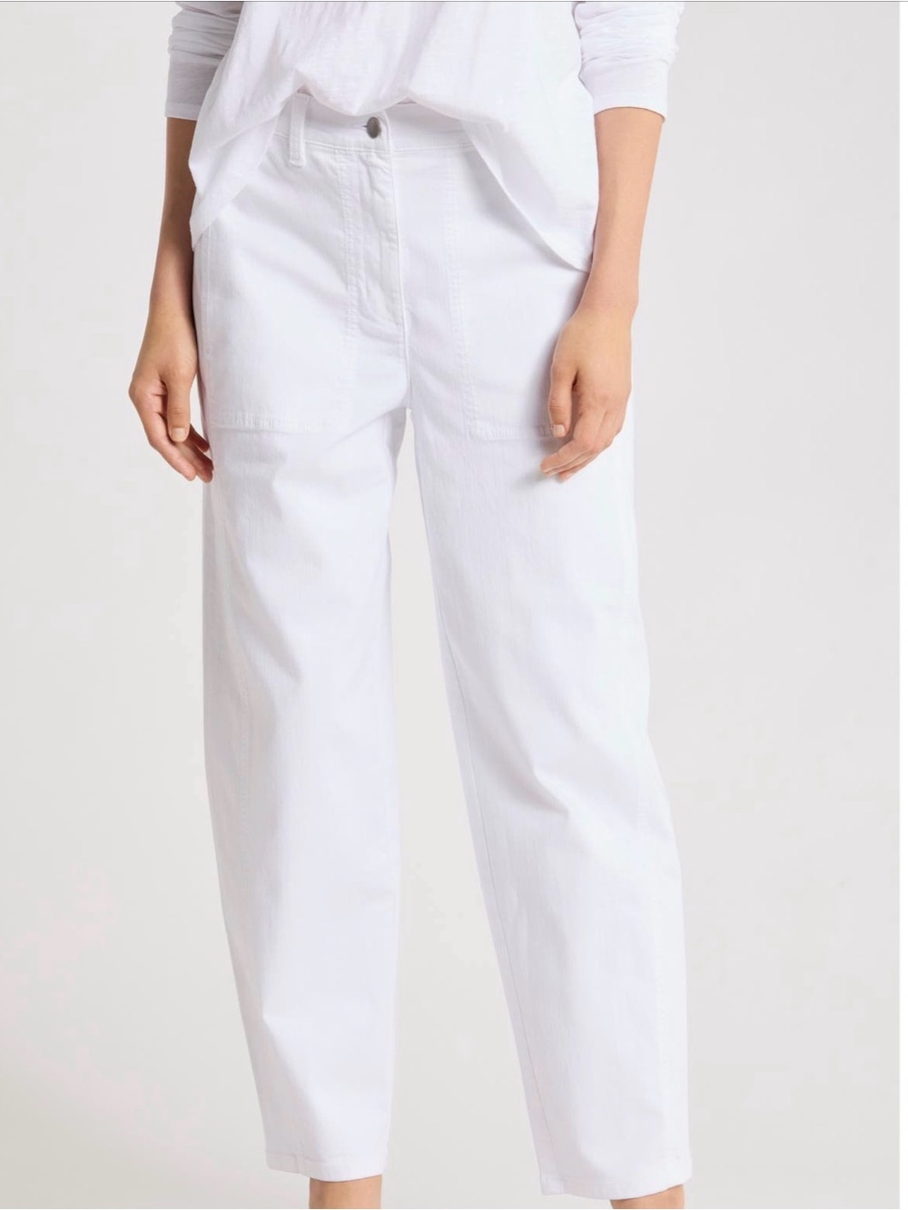 Eileen Fisher White Pants